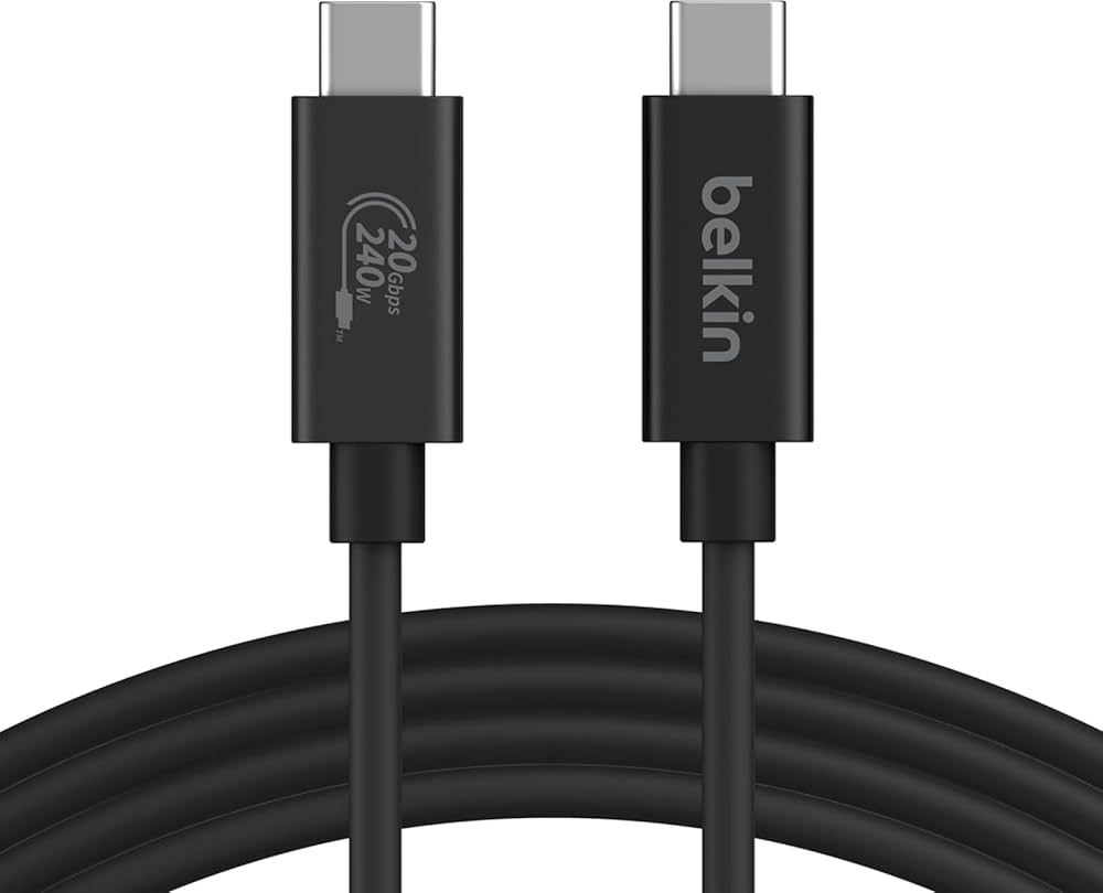 Amazon.co.jp: Belkin USB-Cケーブル USB4 240W 20Gbps高速